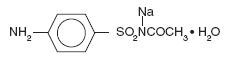 Sodium Sulfacetamide Structural Formula