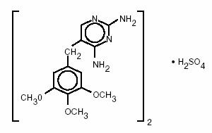 Trimethoprim Sulfate Chemical Structure