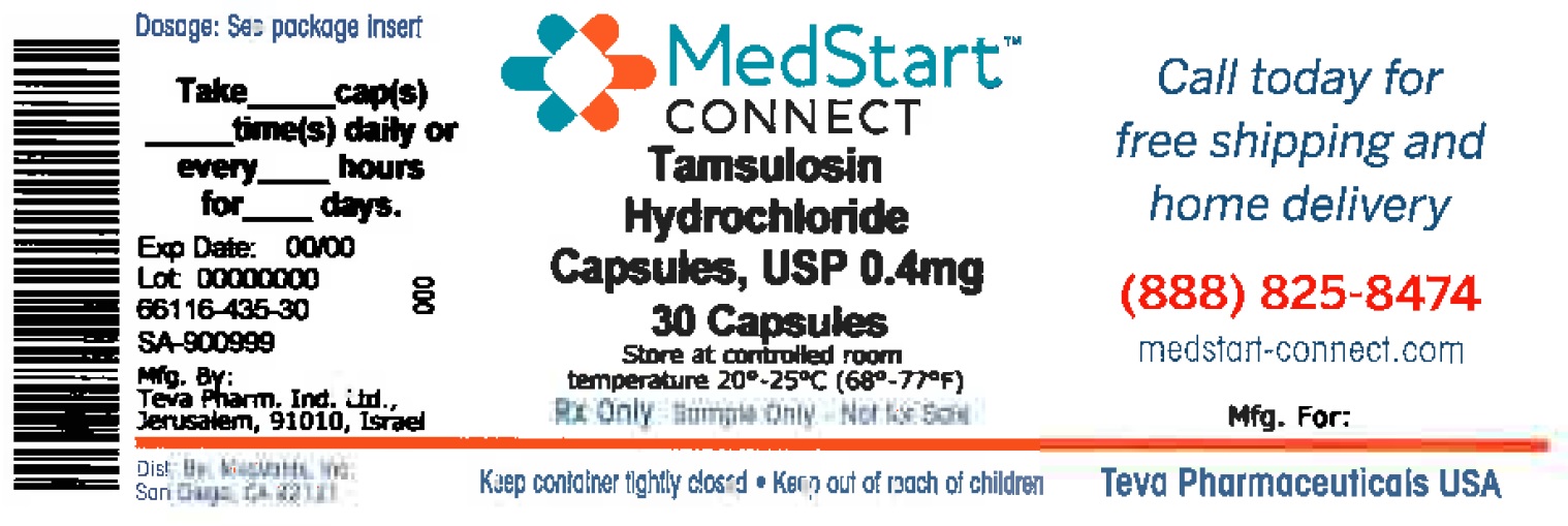 Tamsulosin HCl 0.4mg Capsules #30