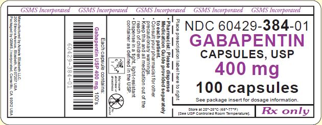 Label Graphic- Gabapentin 400mg 100s