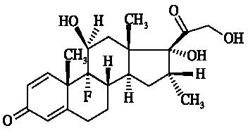 image of chemical structure dexamethasone