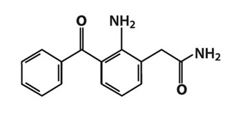 structural formula of nepafenac