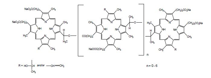 Porfimer sodium Chemical Formula