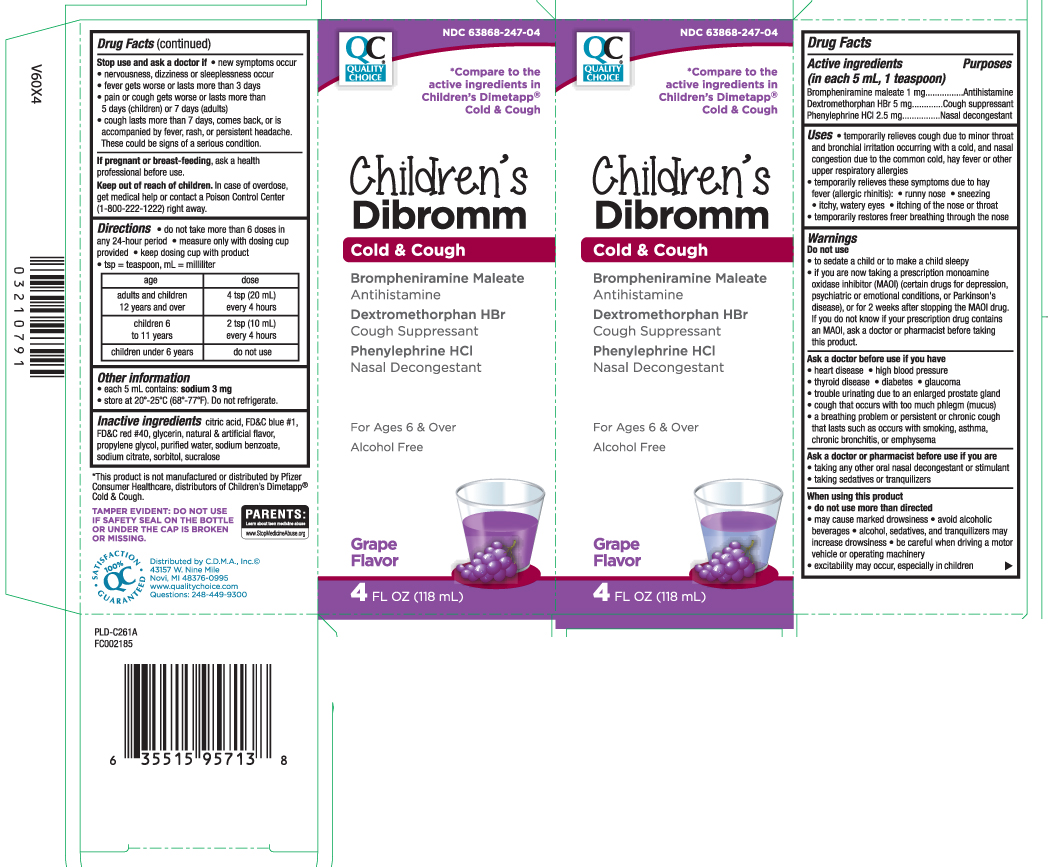 Childrens Dibromm Cold And Cough | Brompheniramine Maleate, Phenylephrine Hcl Liquid Breastfeeding