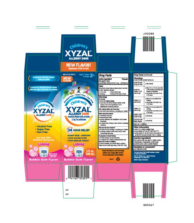 PRINCIPAL DISPLAY PANEL

Children’s Xyzal
Allergy 24HR
Liquid
Bubblegum Flavor
