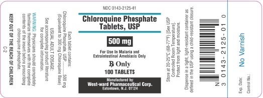 Chloroquine Phosphate Tablets, USP 500 mg