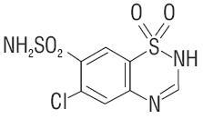 chlorothiazide-structure