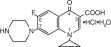 Ciprofloxacin Hydrochloride Chemical Structure
