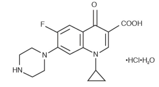 ciprofloxacin-structure