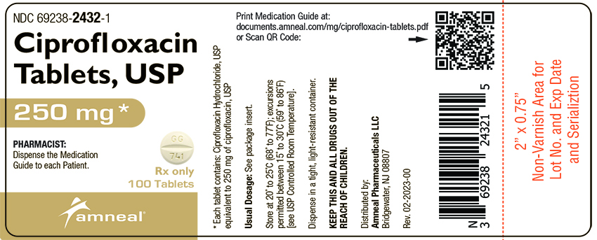 250 mg 100 ct Label