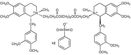 Cisatracurium Besylate structural formula