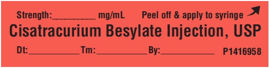 PACKAGE LABEL-PRINCIPAL DISPLAY PANEL - 2 mg/mL - Peel-off Sticker Label