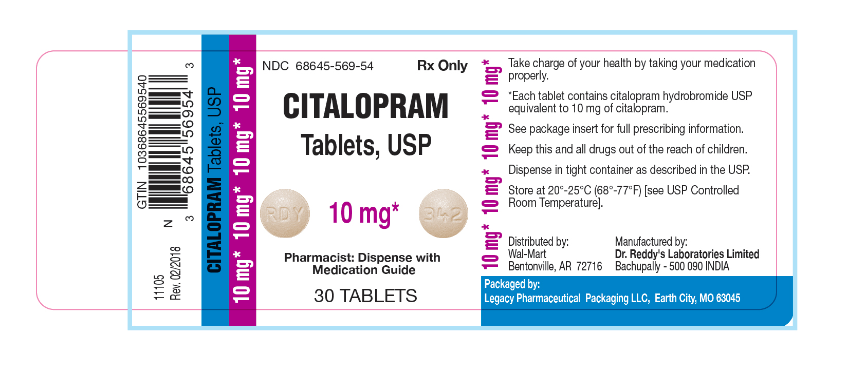 Citalopram Tablets, USP 10 mg