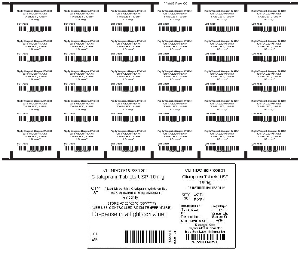 Citalopram Tablet 10mg Unit Dose Label