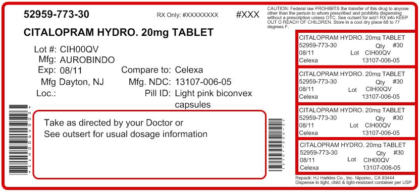 PACKAGE LABEL.PRINCIPAL DISPLY PANEL - 20 MG(100's Bottle)