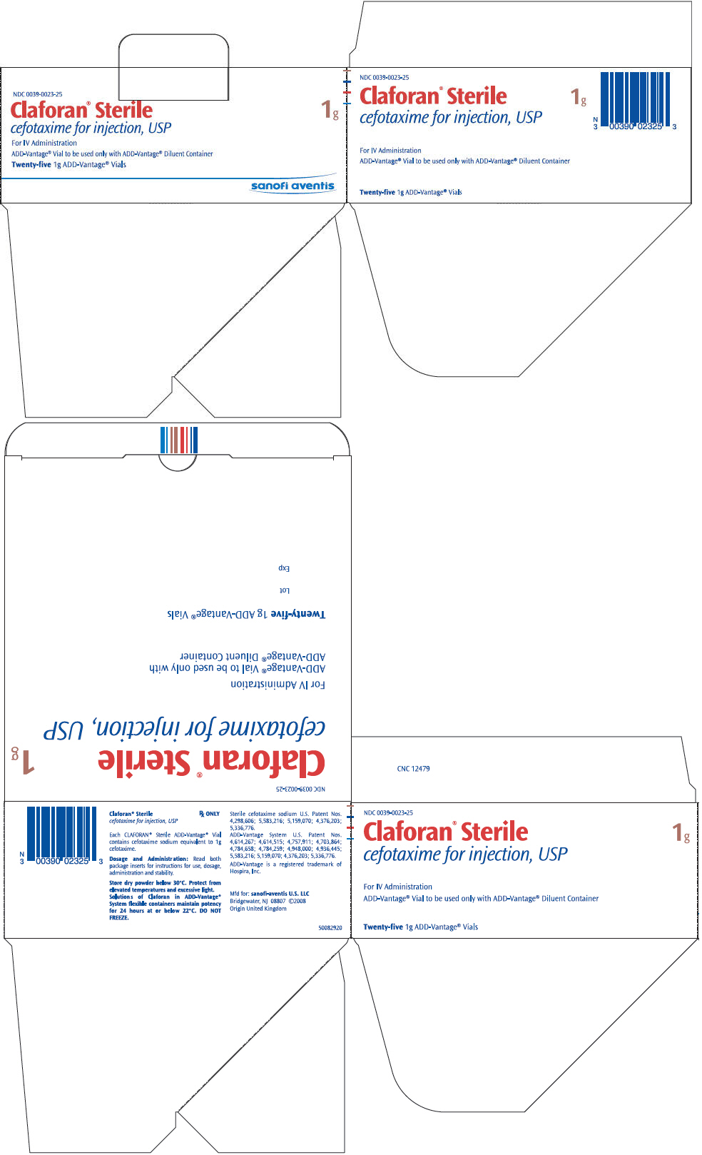 PRINCIPAL DISPLAY PANEL - 1g Add-Vantage Vial Carton