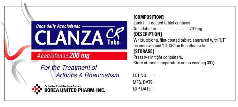 Clanza Package Label