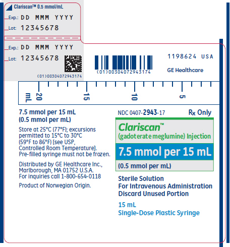 PRINCIPAL DISPLAY PANEL - 15 mL Syringe Label
