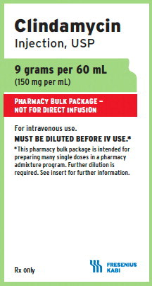 PACKAGE LABEL - PRINCIPAL DISPLAY - Clindamycin Pharmacy Bulk Package Vial Carton Panel
