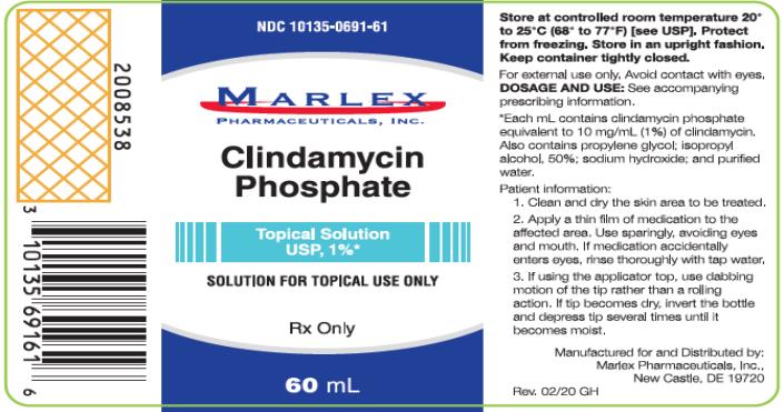 PRINCIPAL DISPLAY PANEL
NDC 10135-0691-61
Clindamycin Phosphate
60 mL
Rx Only
