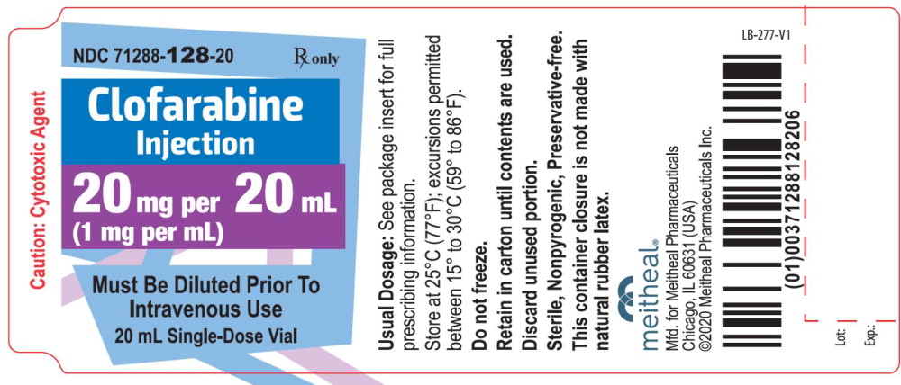 Principal Display Panel – Clofarabine Injection 20 mg per 20 mL Vial Label