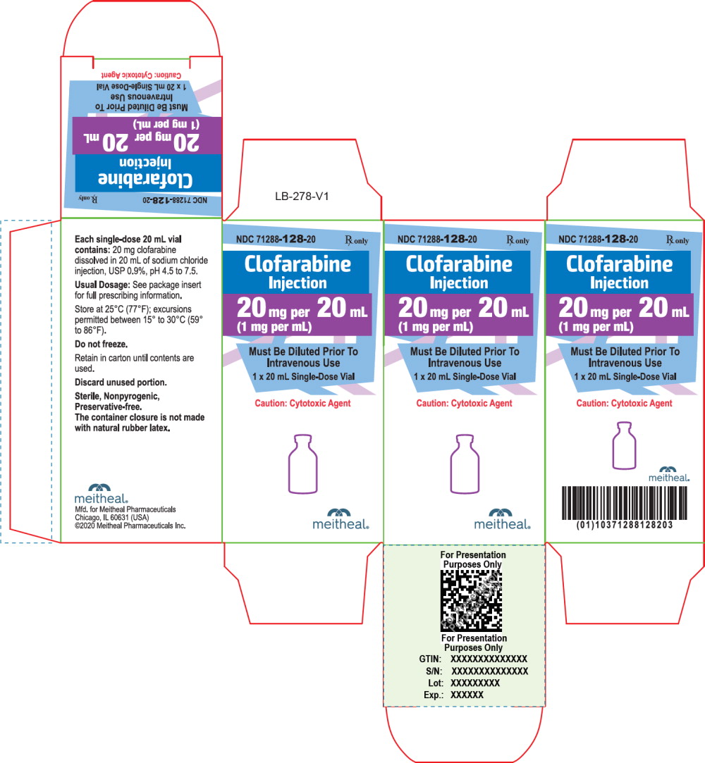 Principal Display Panel – Clofarabine Injection 20 mg per 20 mL Carton
