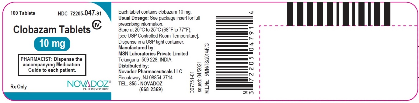 clobazam-10mg-100s-container-label