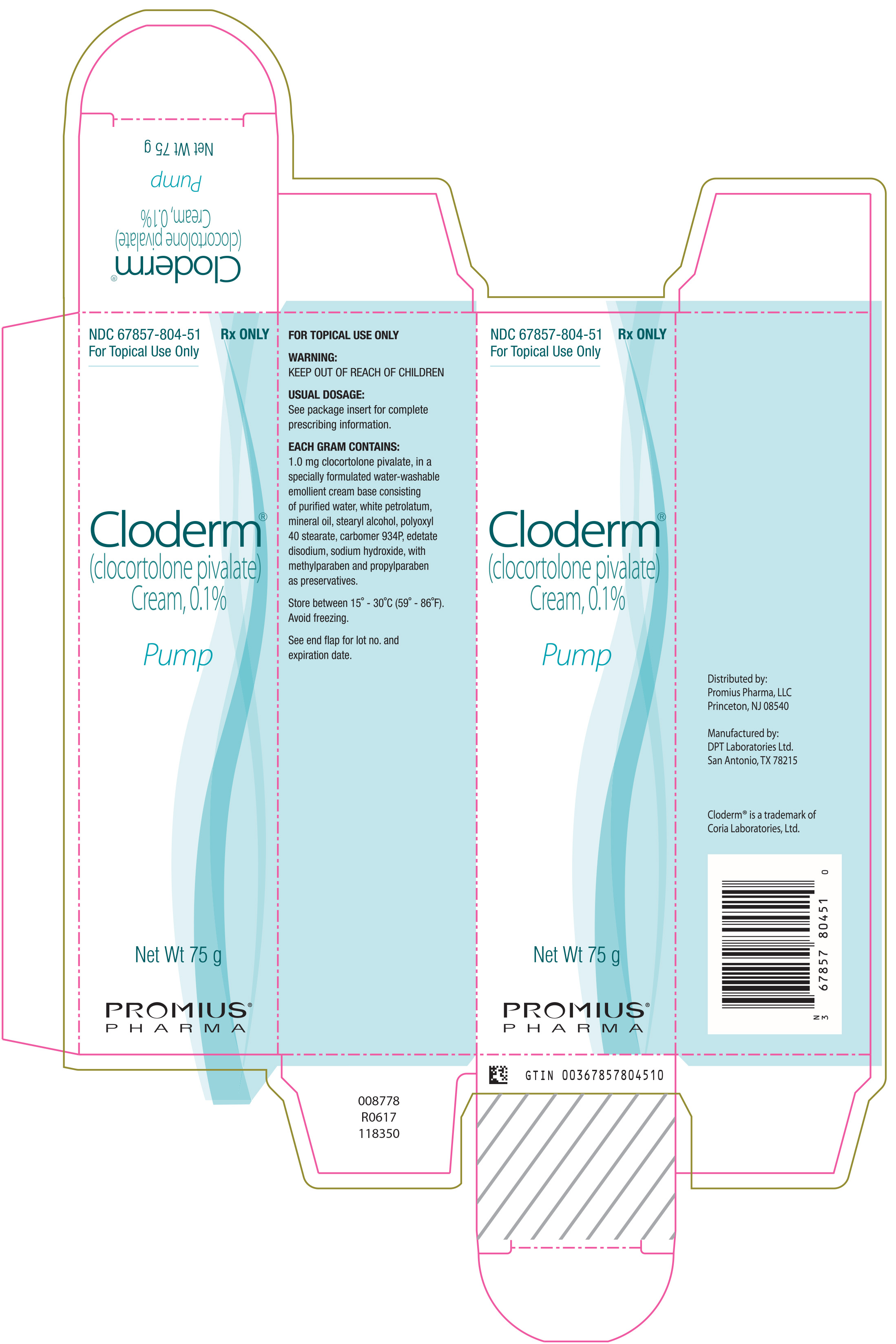 PRINCIPAL DISPLAY PANEL - 75 gram Pump Bottle Carton