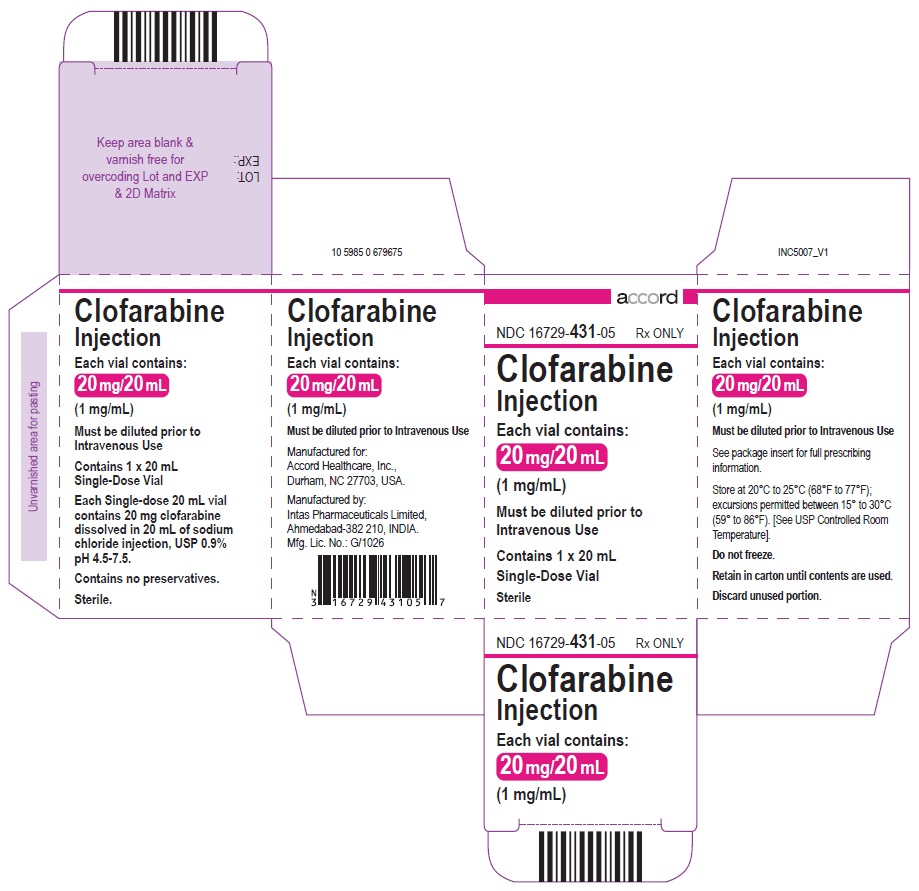 Principal Display Panel - Clofarabine-injection-Carton
