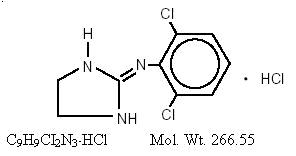 Structural Formula- Clonidine Tablets