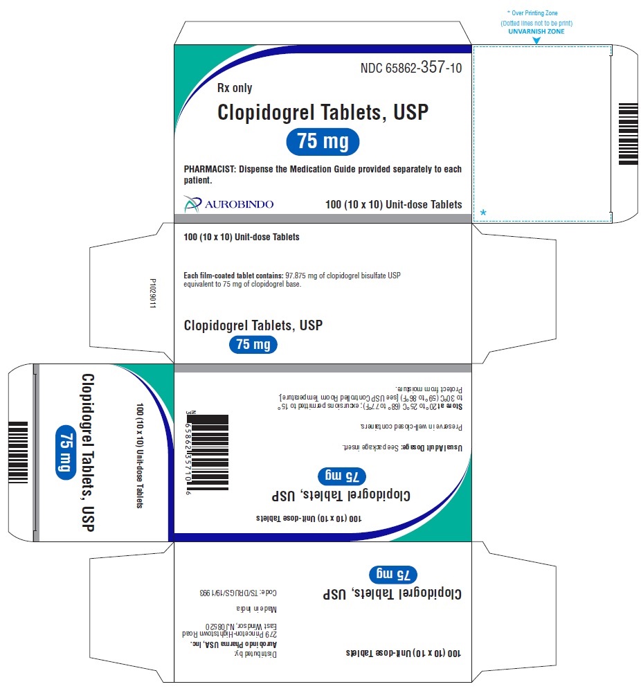 PACKAGE LABEL-PRINCIPAL DISPLAY PANEL - 75 mg Blister Carton (10 x 10 Unit-dose)