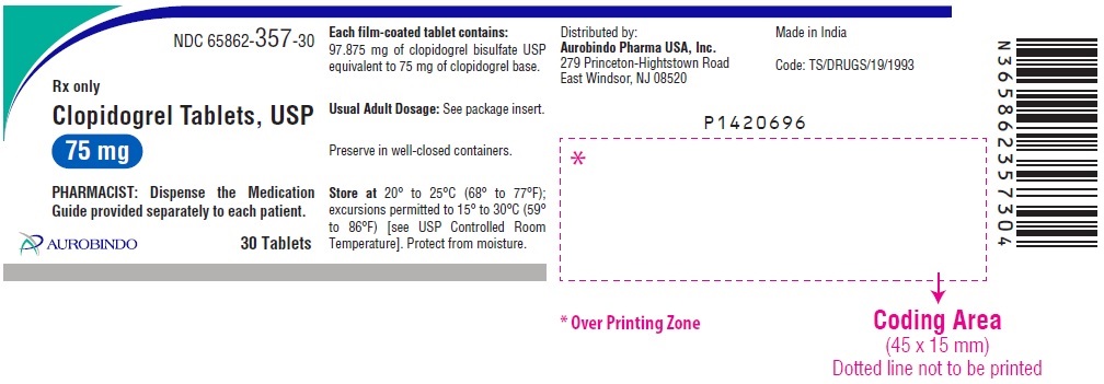 PACKAGE LABEL-PRINCIPAL DISPLAY PANEL - 75 mg (30 Tablets Bottle)