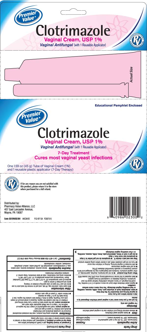 Clotrimazole, USP 1% (50 mg in each applicatorful), Clotrimazole, USP 1% (external Cream)