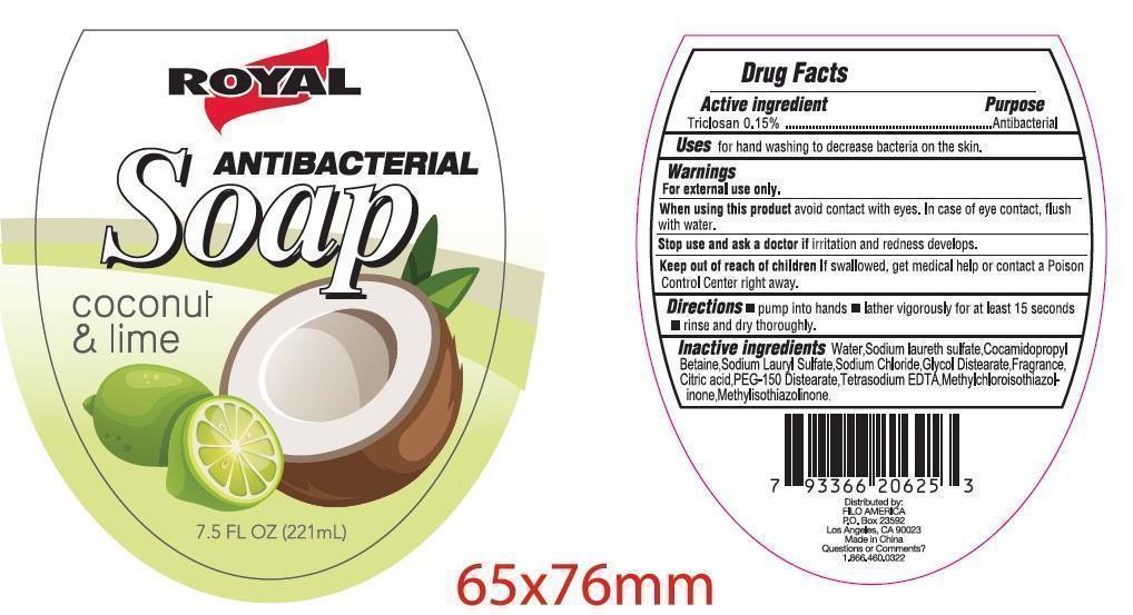 Royal Antibacterial (coconut And Lime) | Triclosan Gel Breastfeeding