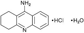Molecular formula of tacrine hydrochloride