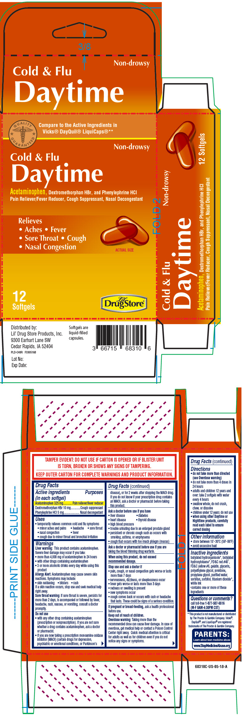 Principal Display Panel - 12 Softgel Blister Pack Carton - NDC 66715-6851