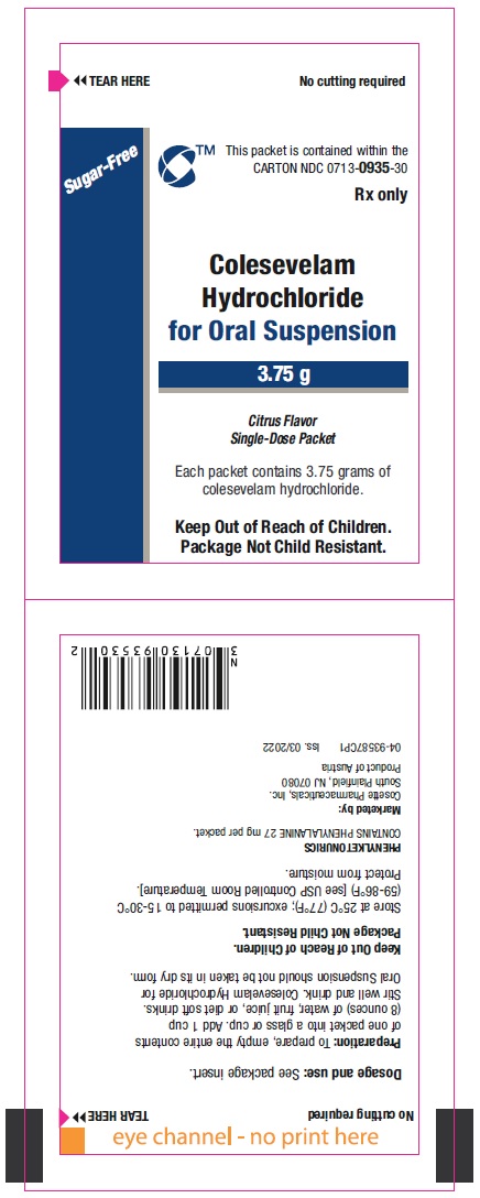 PRINCIPAL DISPLAY PANEL - 3.75 g Packet Label