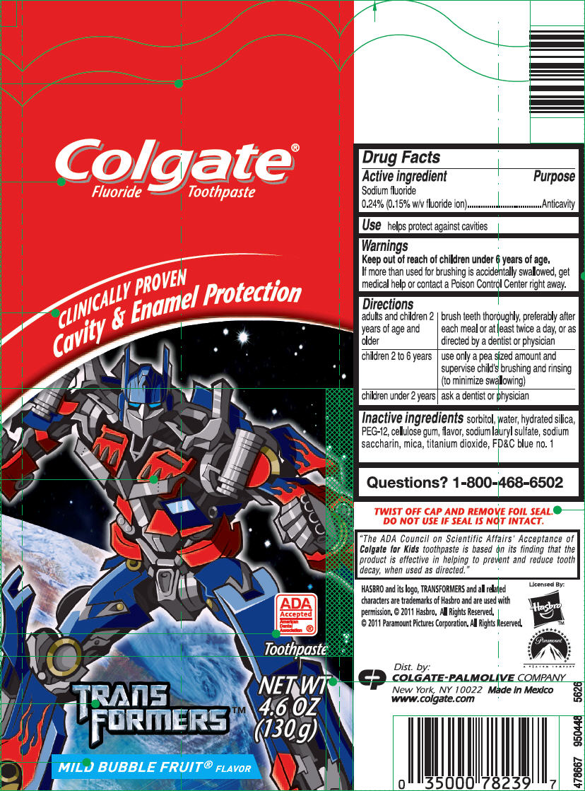 Colgate Junior Transformers | Sodium Fluoride Paste, Dentifrice while Breastfeeding