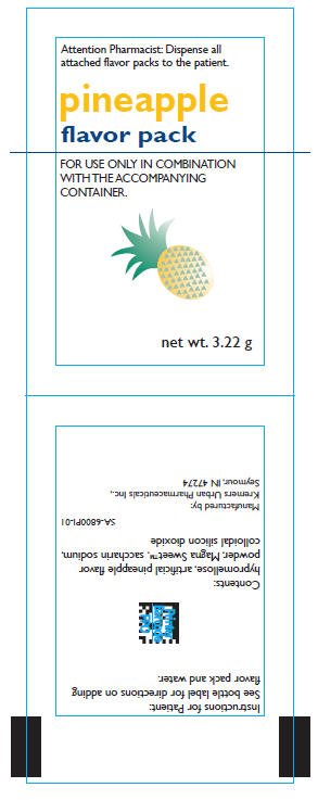 PRINCIPAL DISPLAY PANEL - Pineapple Flavor Pack