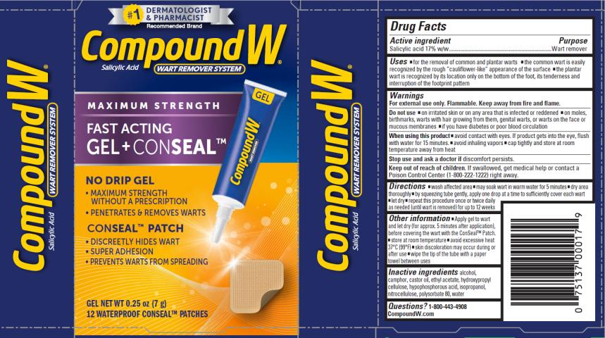 Compound W
Total Care Wart & Skin 
Salicylic acid – Wart Remover 
GEL NET WT 0.25 OZ (7g)
