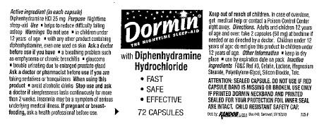 Dormin | Diphenhydramine Hydrochloride Capsule Breastfeeding