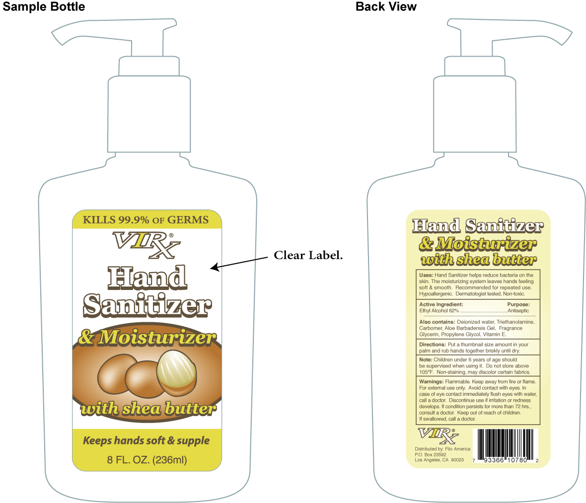 Image of Sanitizer Shea Butter Container