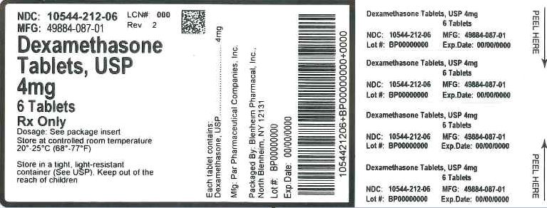 Label Graphic-4 mg 6 tablets