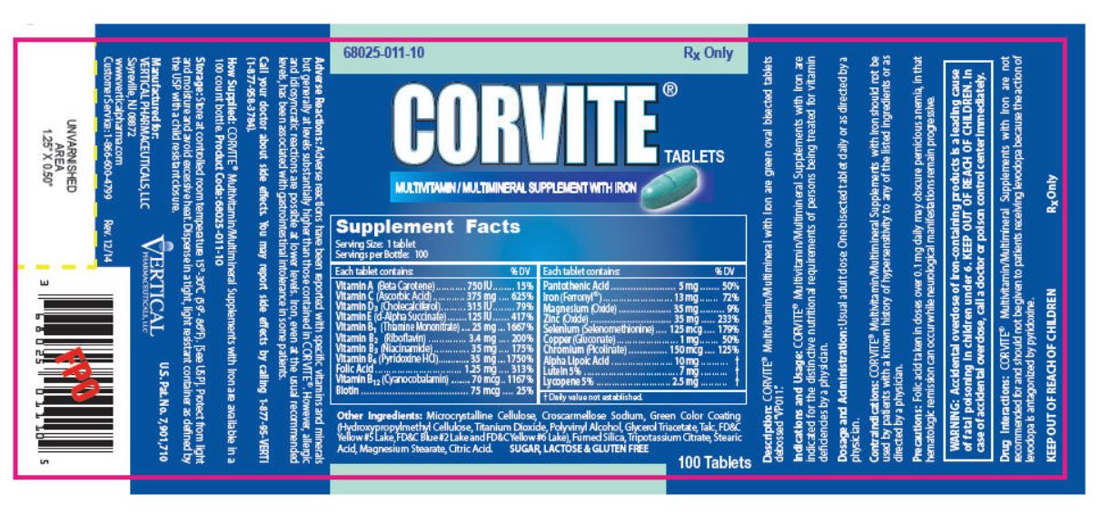 Corvite Free Bottle Label Rev. 12/14