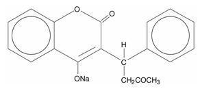 warfarin sodium chemical structure