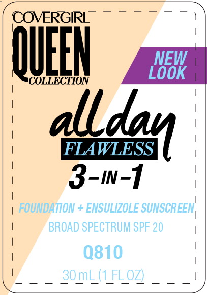 Principal Display Panel - Covergirl Queen Collection All Day 810 Label
