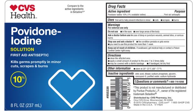 CVS Health
Povidone-
Iodine
8 FL OZ (237 mL)
