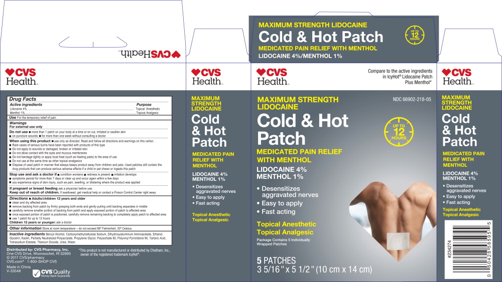 Cvs Cold And Hot | Lidocaine, Menthol Patch Breastfeeding