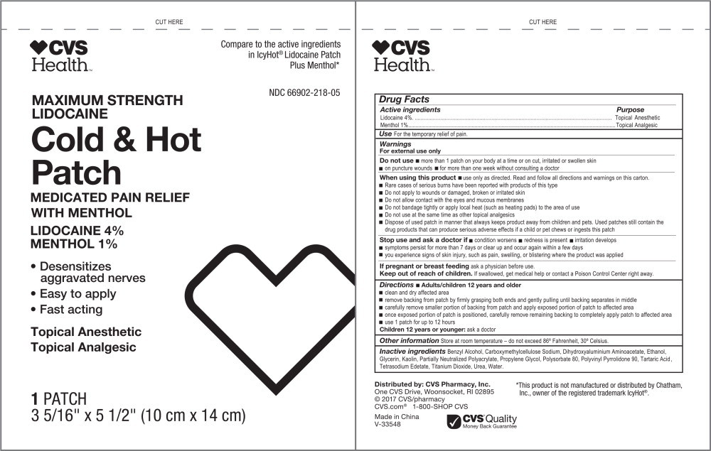 Is Cvs Cold And Hot | Lidocaine, Menthol Patch safe while breastfeeding