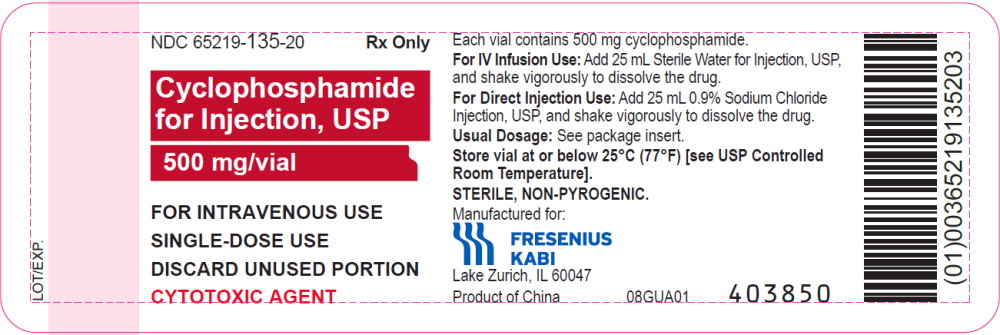 PRINCIPAL DISPLAY PANEL – 500 mg/vial – Vial Label
